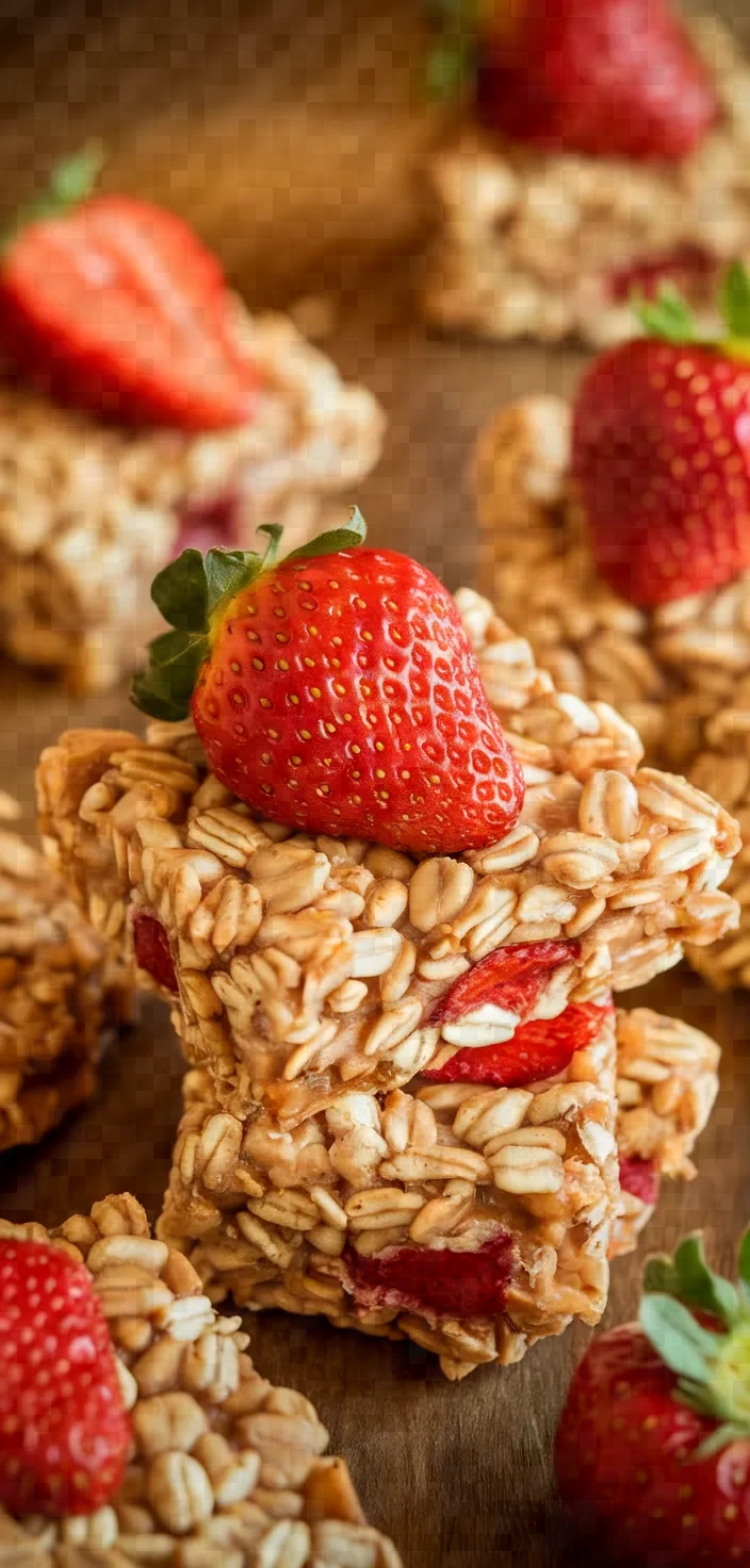 Photo of Brown Rice Crispy Treats W Strawberries Recipe