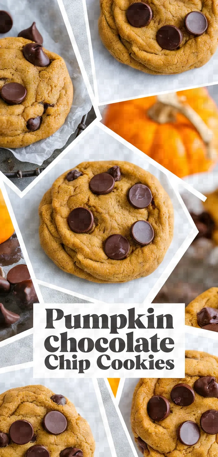 A photo of Crunchy Gluten Free Pumpkin Chocolate Chip Cookies Recipe