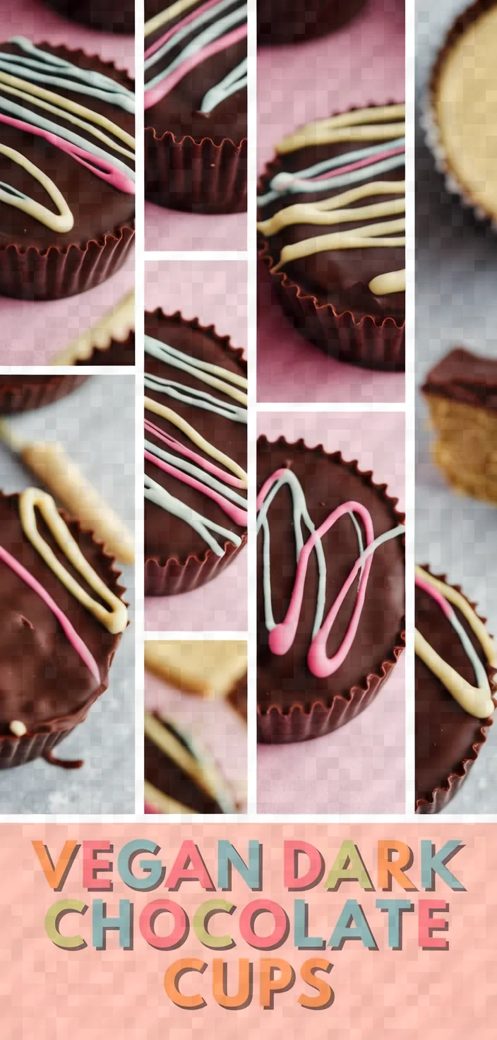 A photo of Dark Chocolate Vegan Peanut Butter Cups Recipe