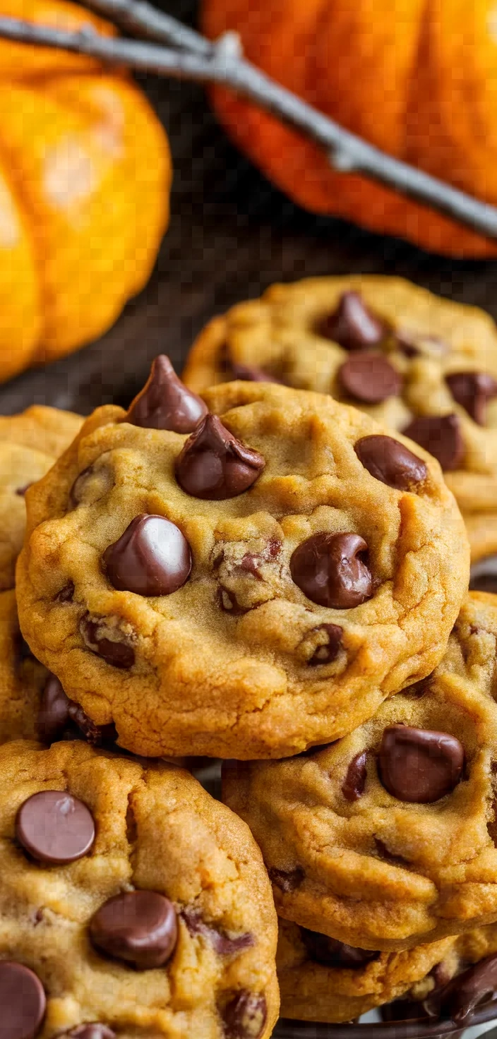 Photo of Crunchy Gluten Free Pumpkin Chocolate Chip Cookies Recipe