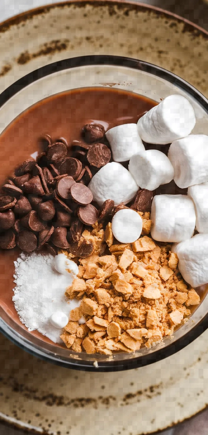 Ingredients photo for Smores Pudding Bowl Vegan Bowl Attack Recipe