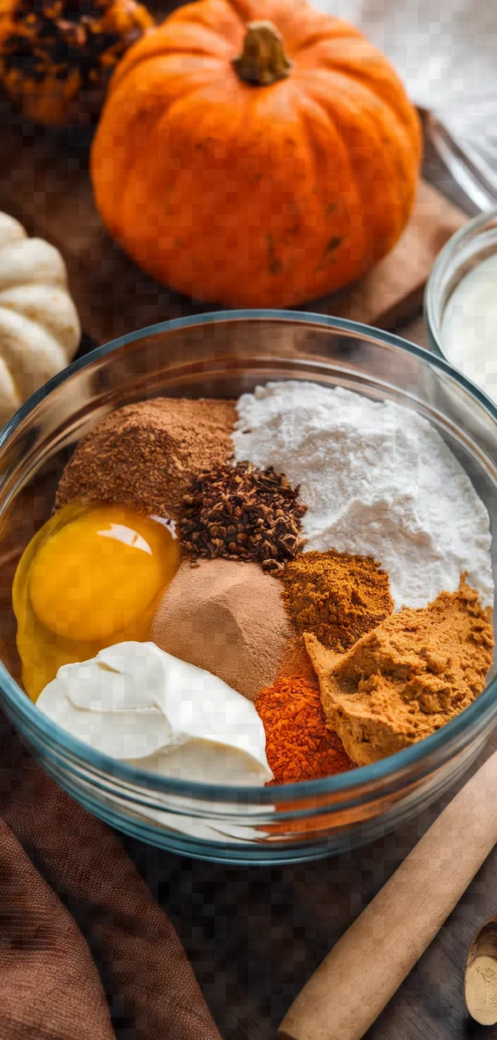 Ingredients photo for Chai Spiced Pumpkin Layer Cake Recipe