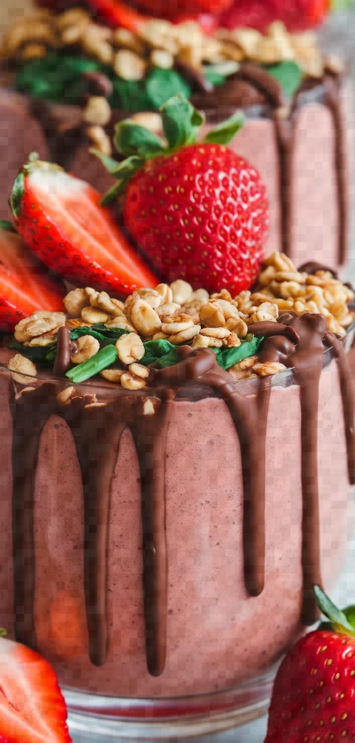 Photo of Chocolate Covered Strawberry Smoothie Bowl Recipe