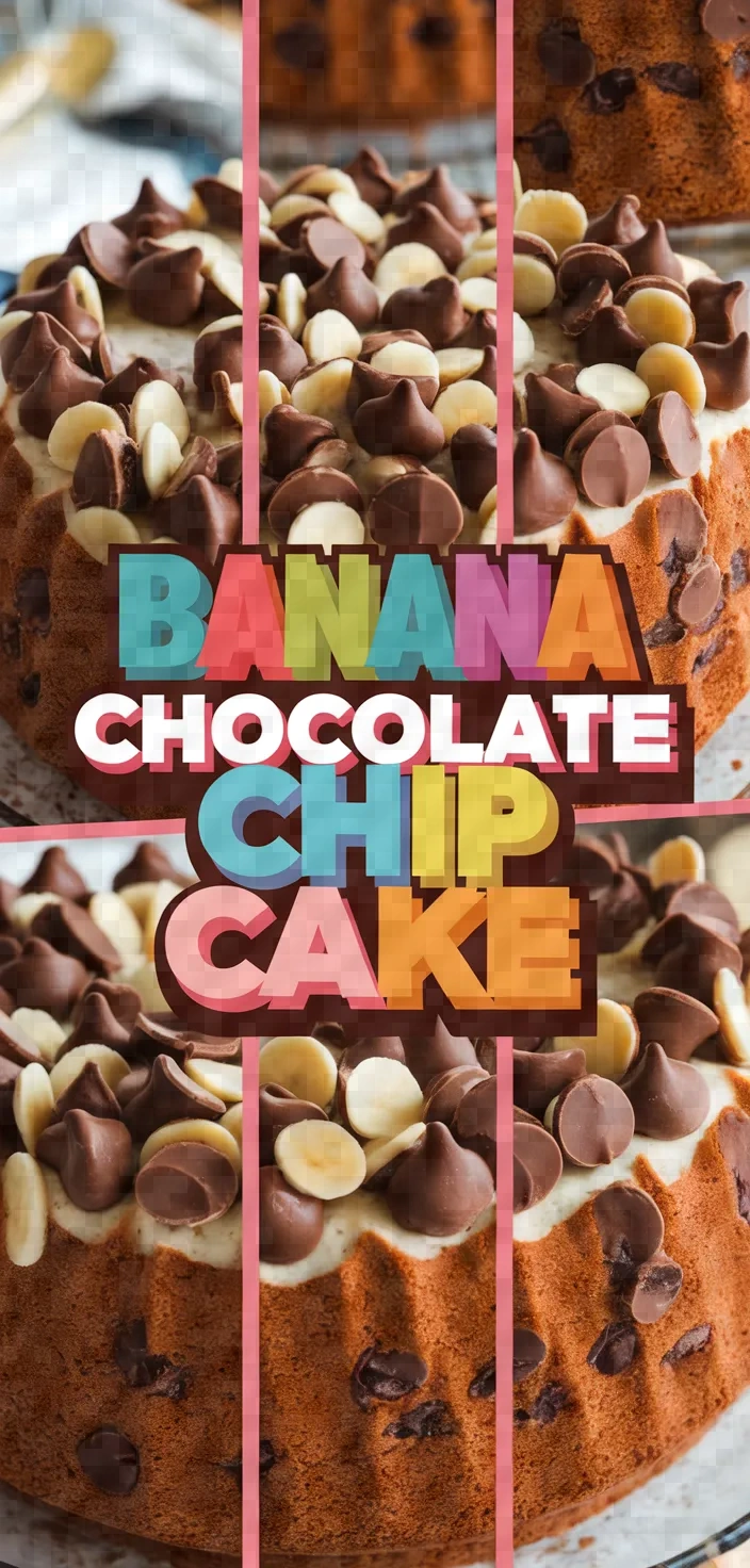 A photo of Banana Chocolate Chip Snack Cake Recipe