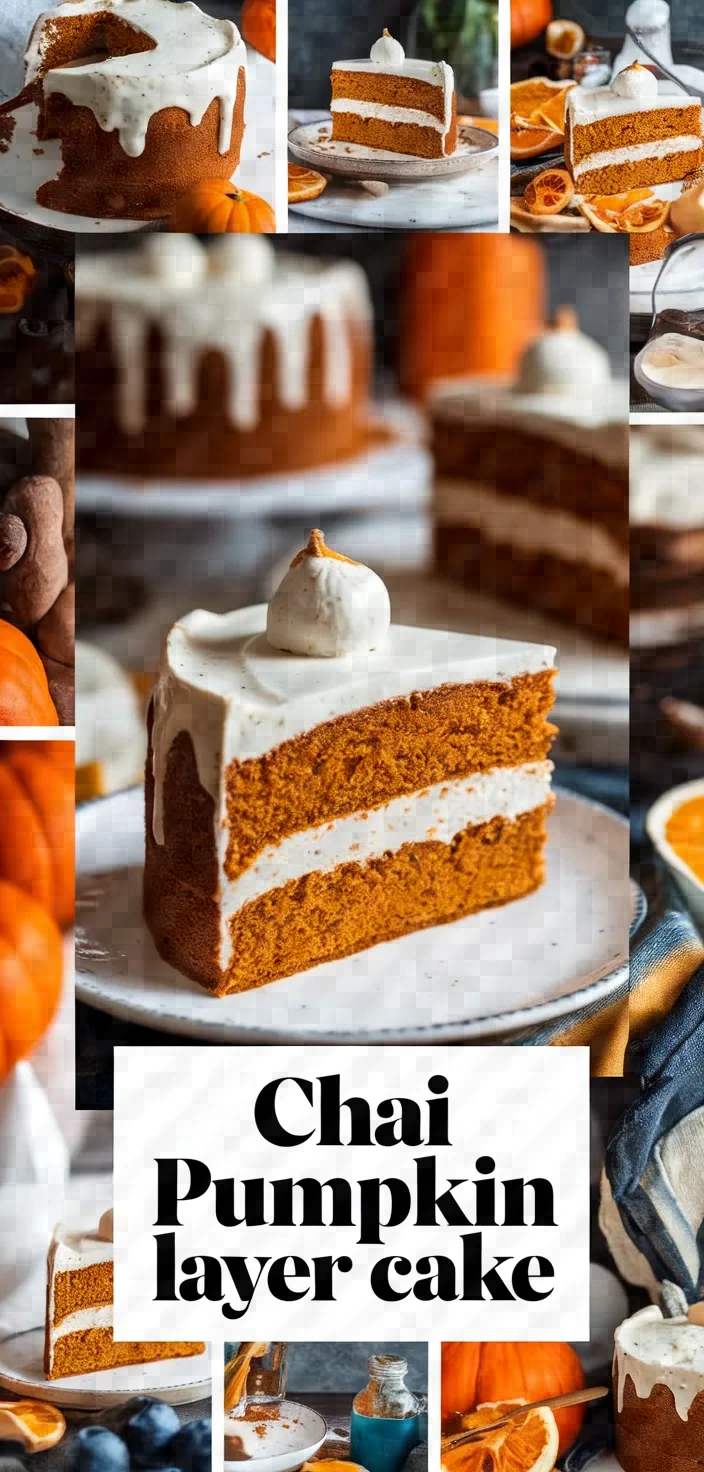 A photo of Chai Spiced Pumpkin Layer Cake Recipe