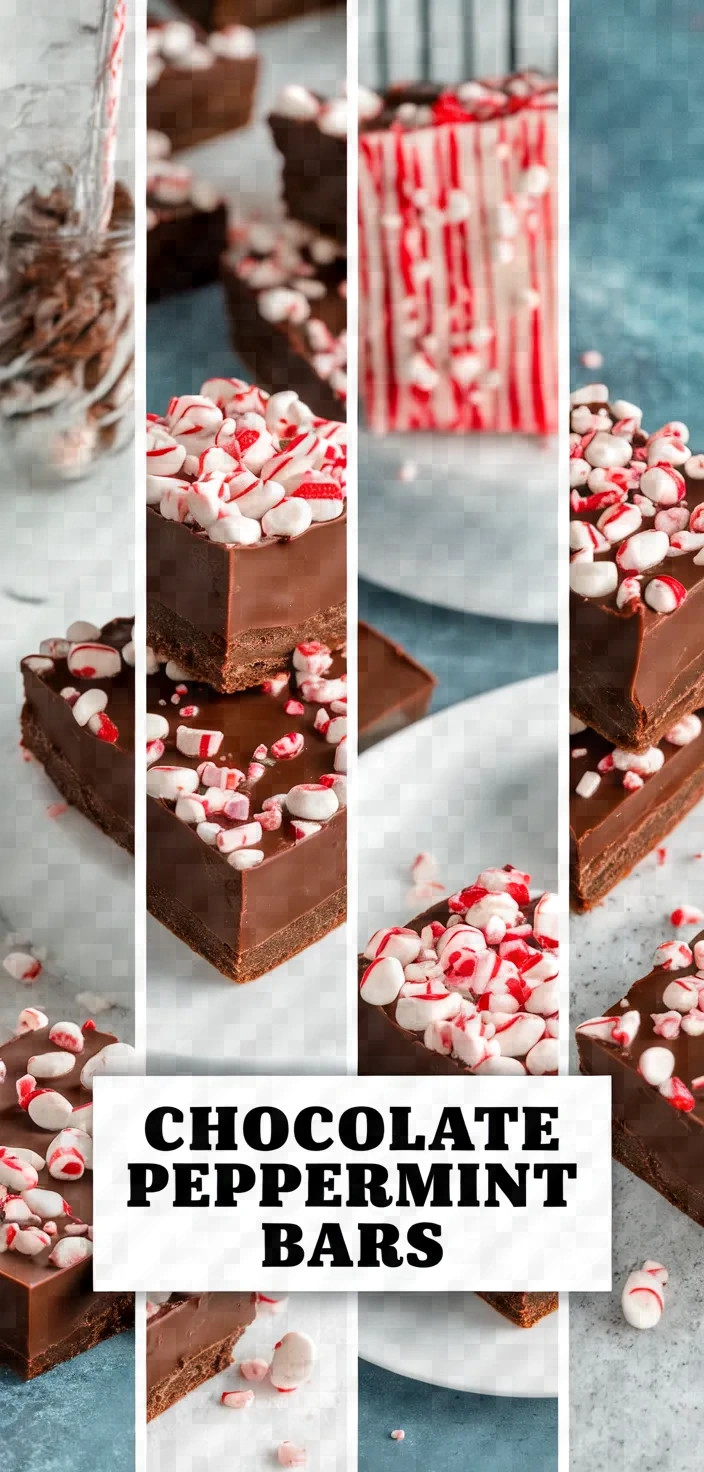 A photo of Chocolate Peppermint Crunch Bars Recipe