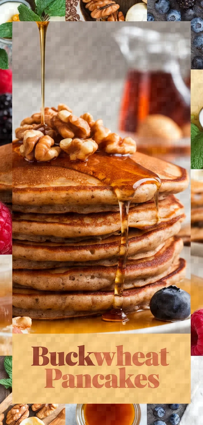 A photo of Gluten Free Buckwheat Pancakes Recipe