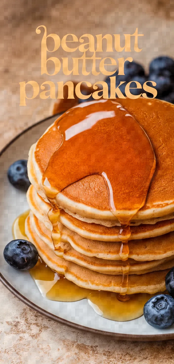A photo of Peanut Butter Pancakes Recipe