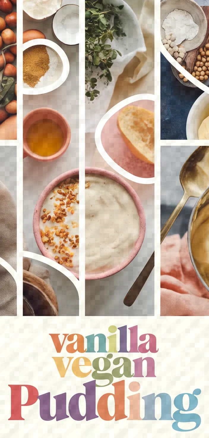 A photo of Vanilla Vegan Pudding Recipe
