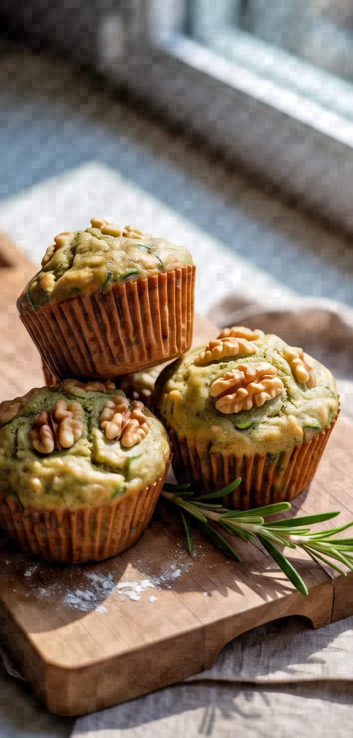 Photo of Flax And Walnut Zucchini Muffins Recipe