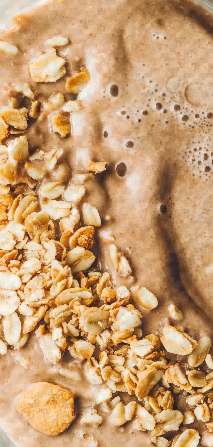 Photo of Oatmeal Cinnamon Smoothie W Oatmeal Cookie Crumble Recipe