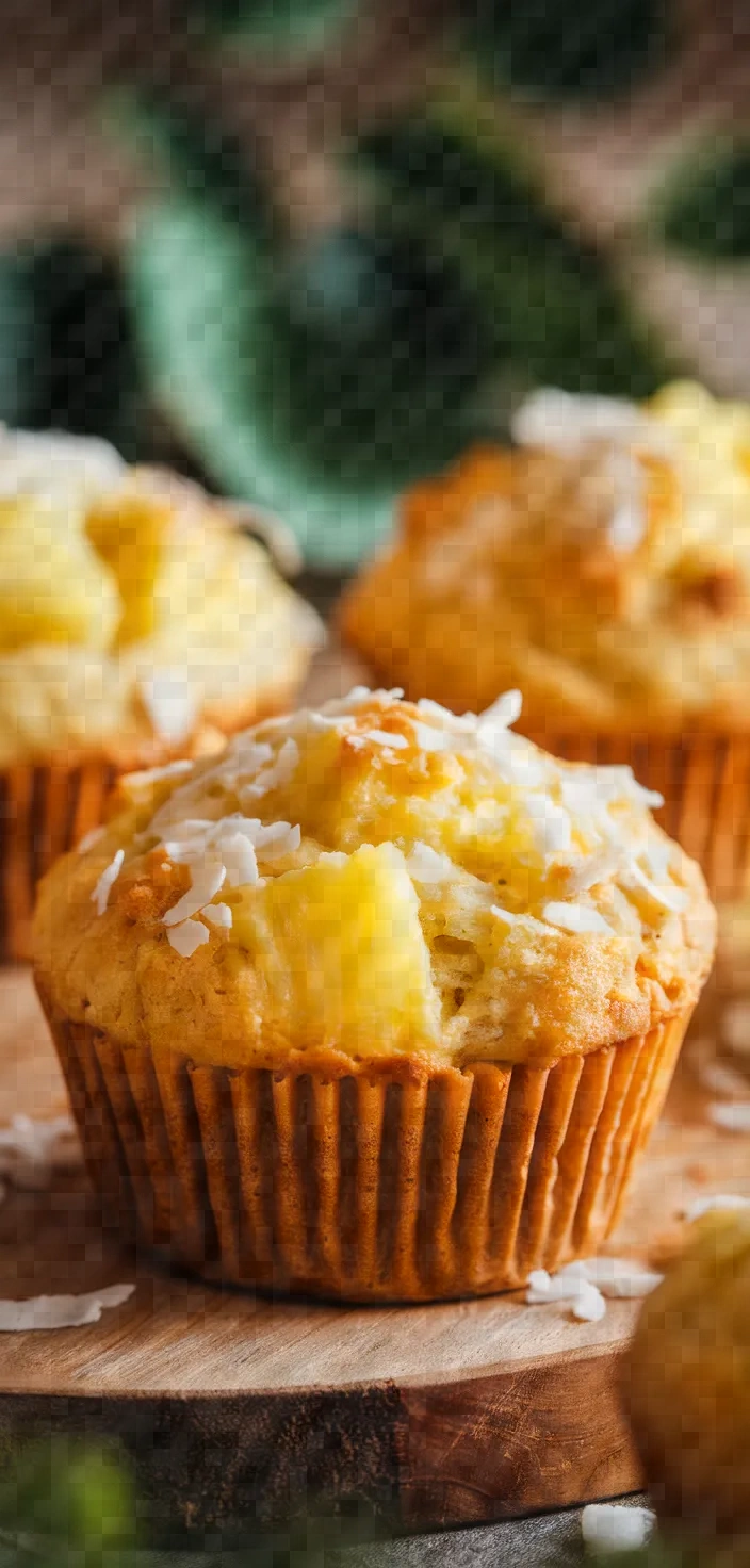 Pineapple Coconut Muffins Recipe