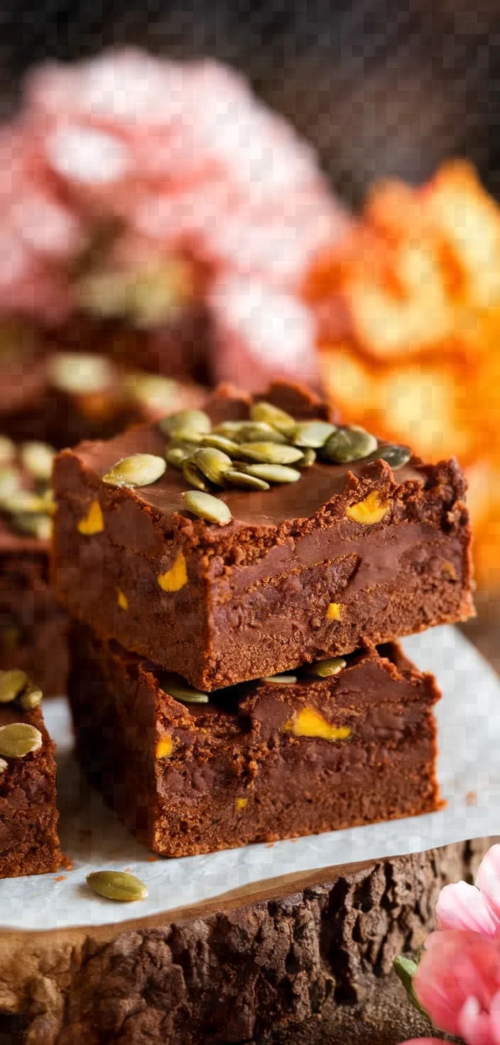 Photo of Pumpkin Fudge Brownies Vegan Gluten Free Recipe