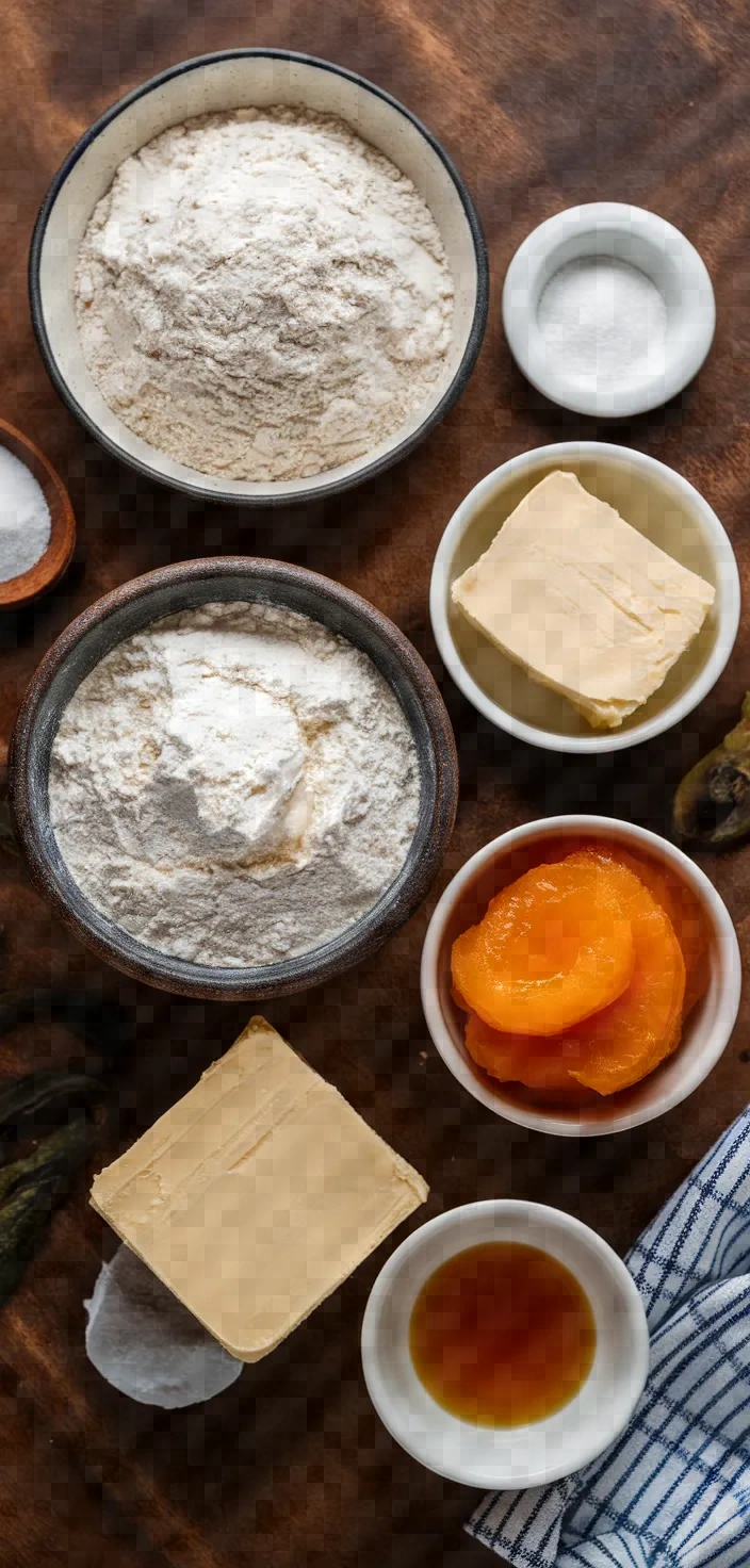 Ingredients photo for Vegan Kolaczki Polish Cookies Recipe
