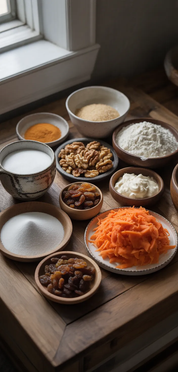 Ingredients photo for Best Carrot Cake Recipe