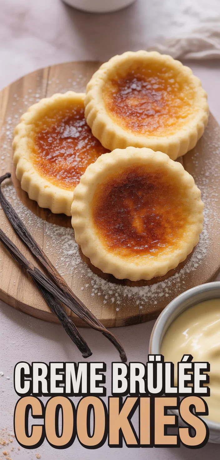 A photo of Creme Brûlée Cookies Recipe