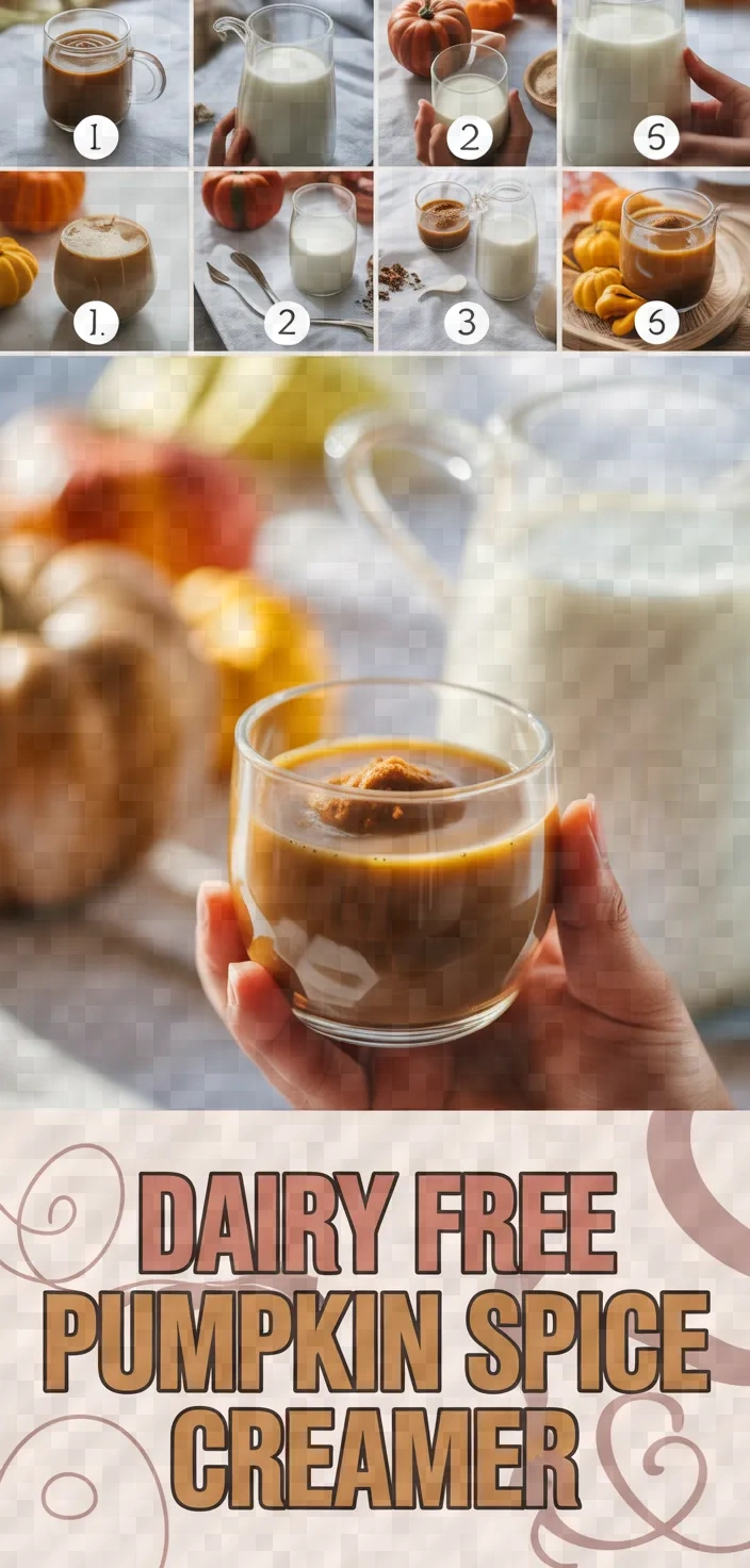 A photo of Dairy Free Pumpkin Spice Creamer Recipe