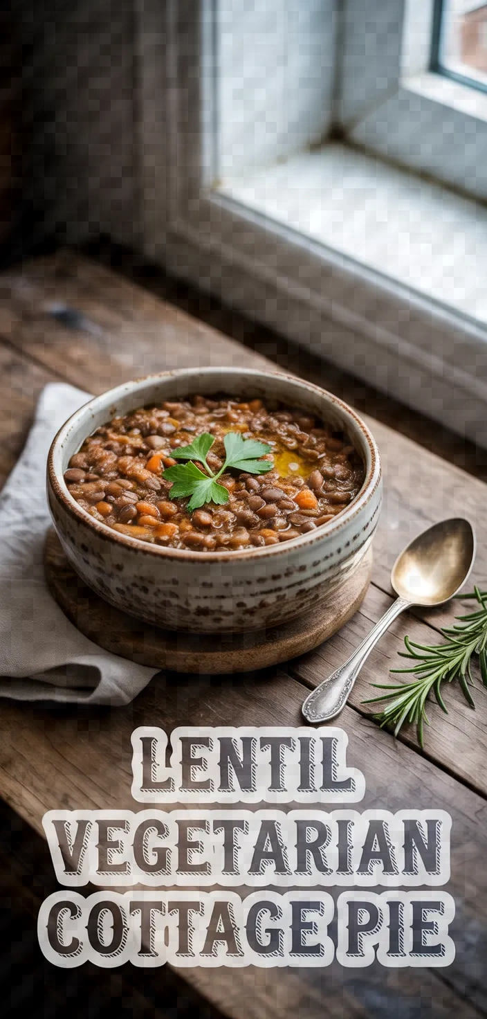 A photo of Lentil Vegetarian Cottage Pie Recipe