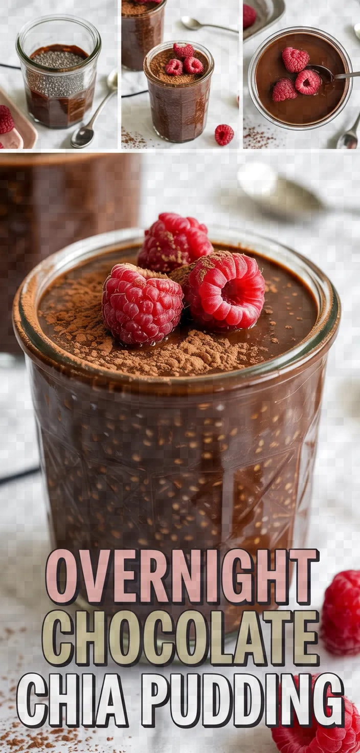 A photo of Overnight Chocolate Chia Pudding Recipe