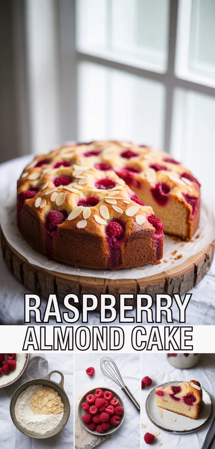 A photo of Raspberry Almond Cake Recipe