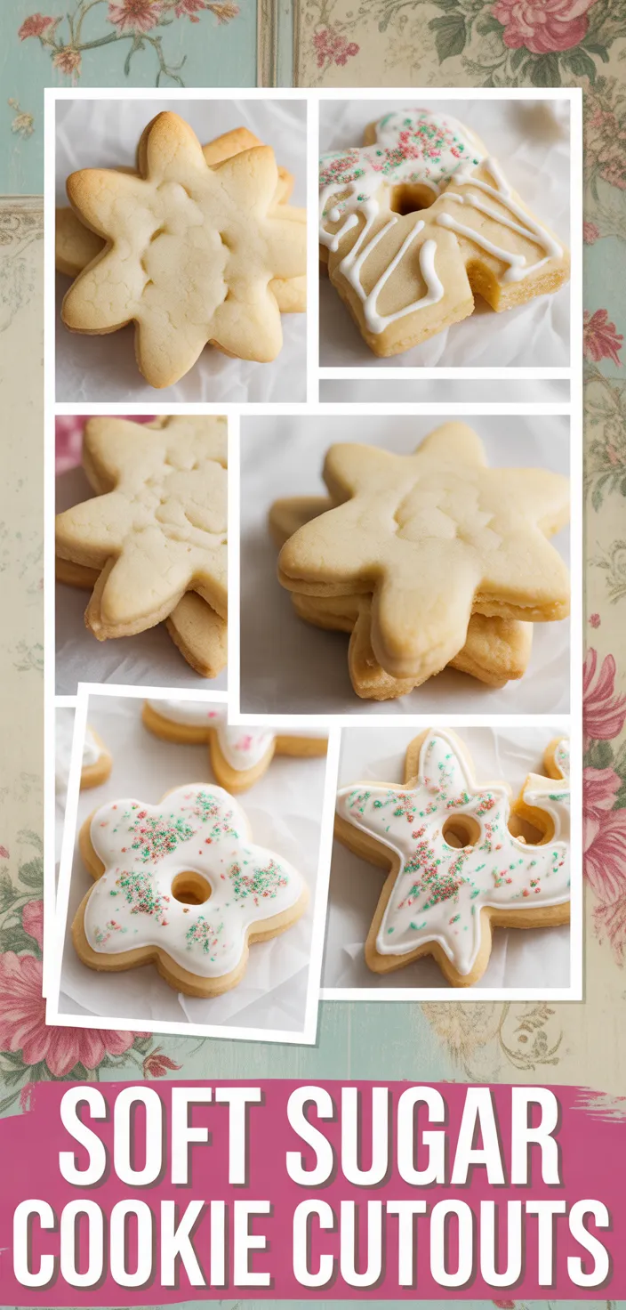 A photo of Soft Cut Out Sugar Cookies Recipe