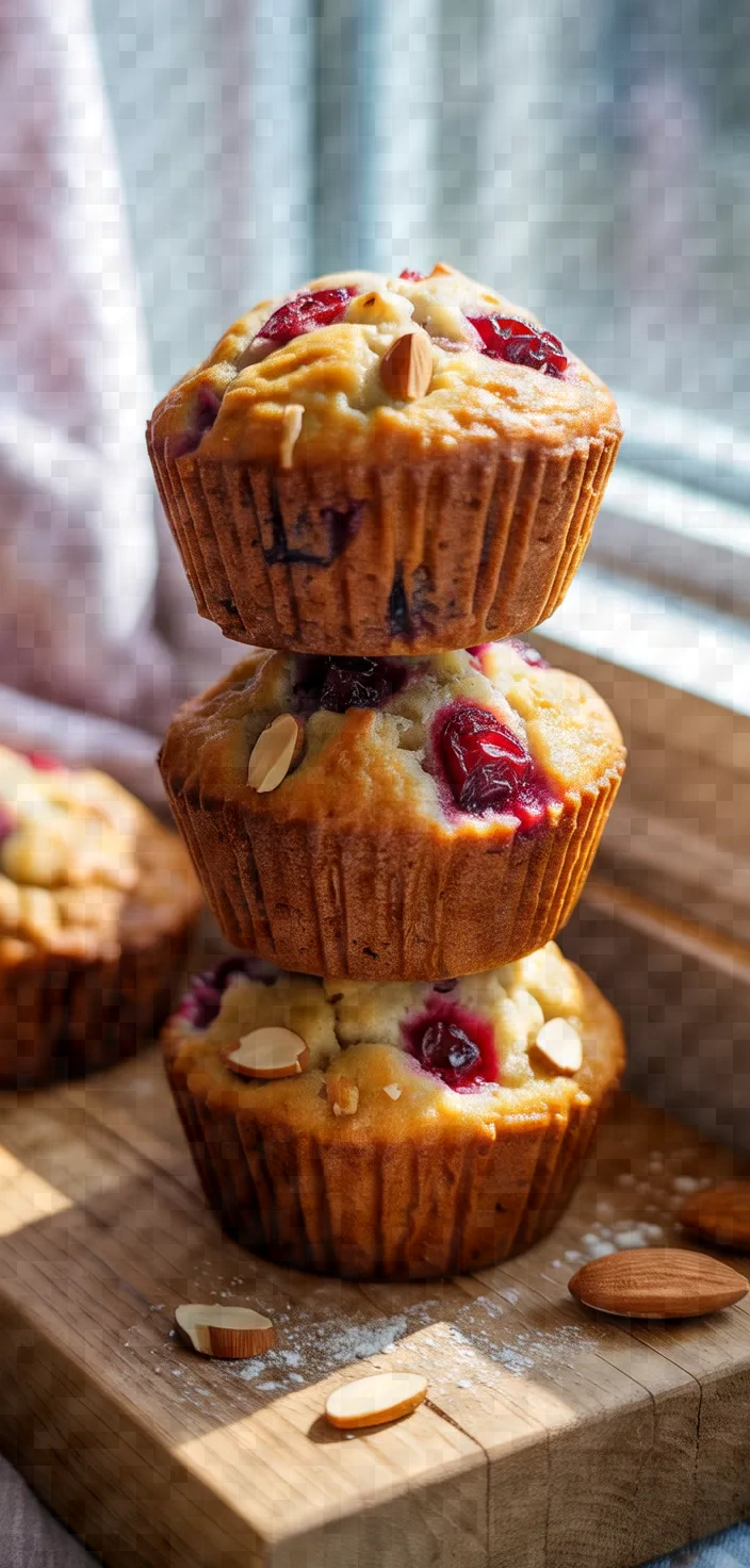 Cranberry Almond Muffins Recipe