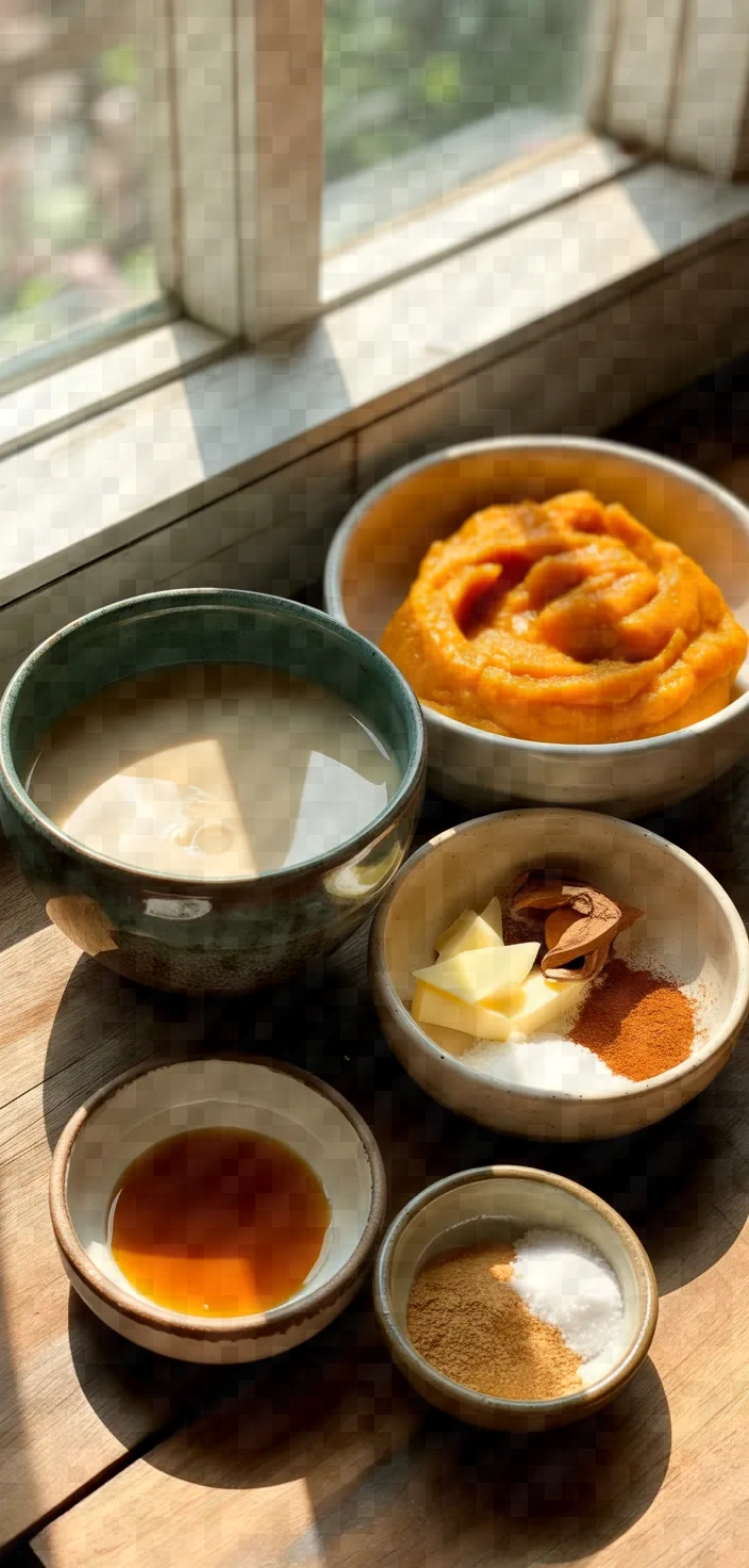 Ingredients photo for Dairy Free Pumpkin Spice Creamer Recipe