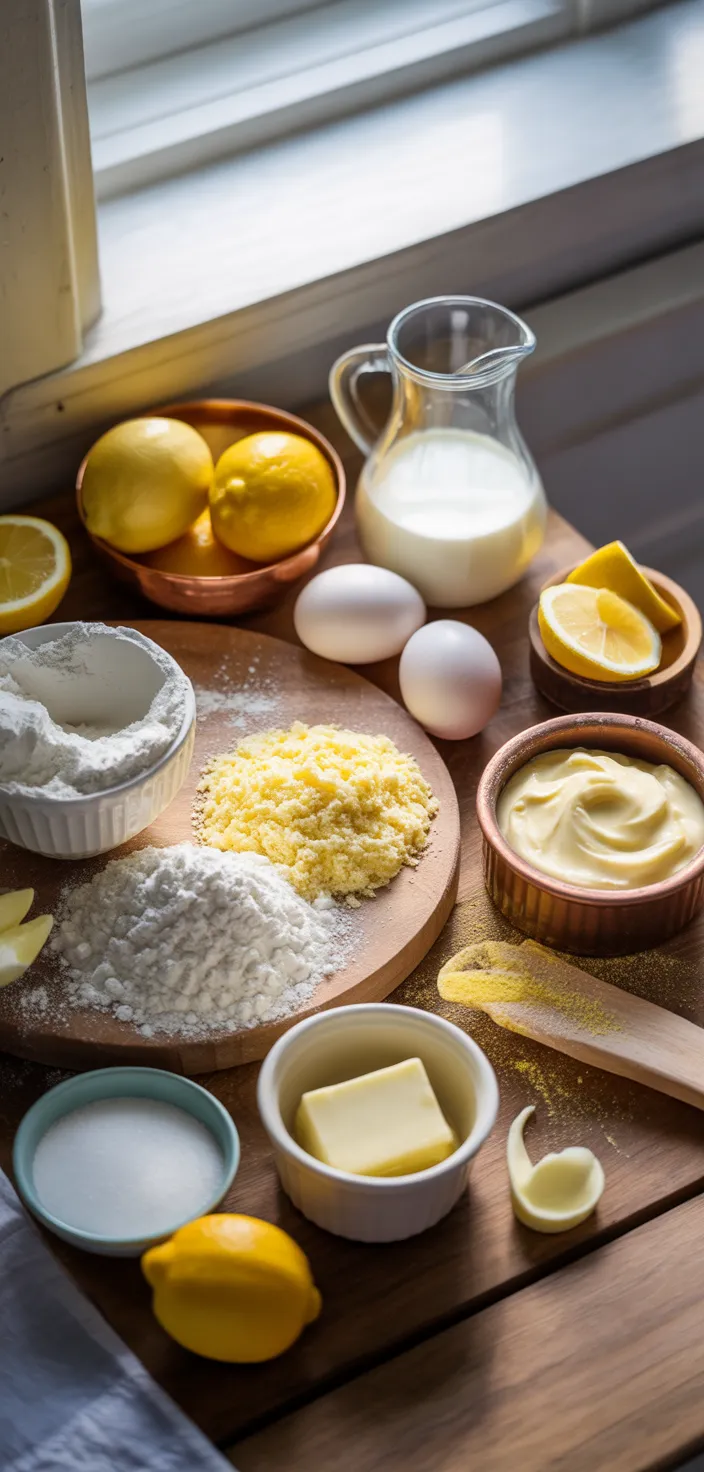 Ingredients photo for Easy Lemon Bundt Cake Recipe