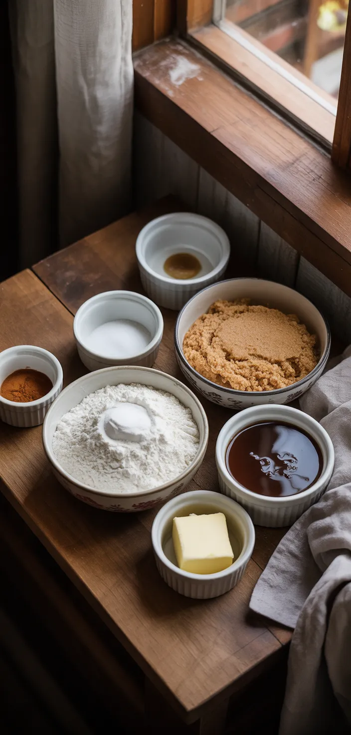 Ingredients photo for Frosted Gingerbread Cookies Recipe