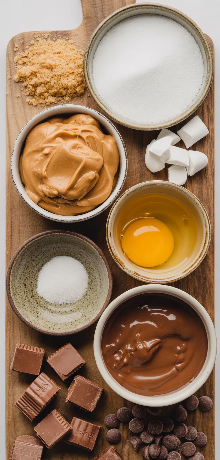 Ingredients photo for Peanut Butter Spider Cookies Recipe