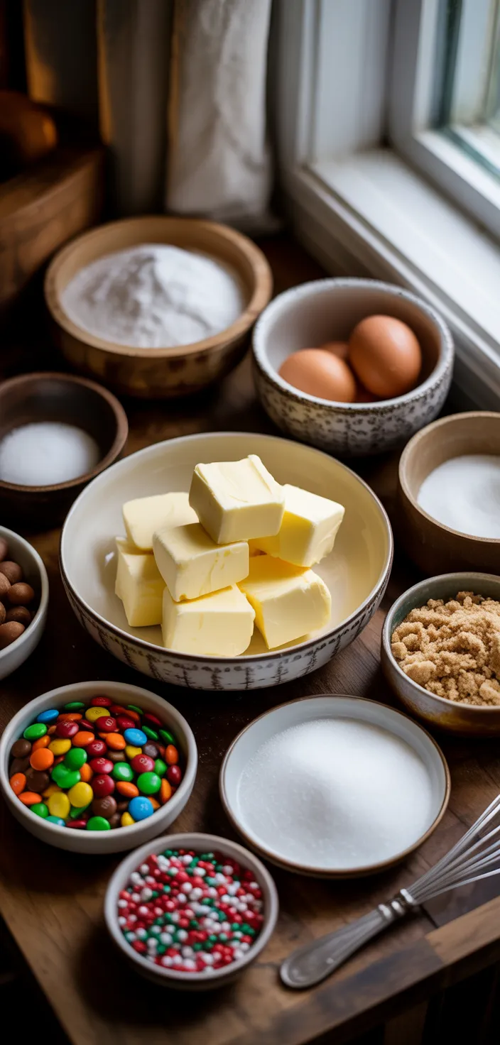 Ingredients photo for The BEST Christmas Cookie Bars Recipe