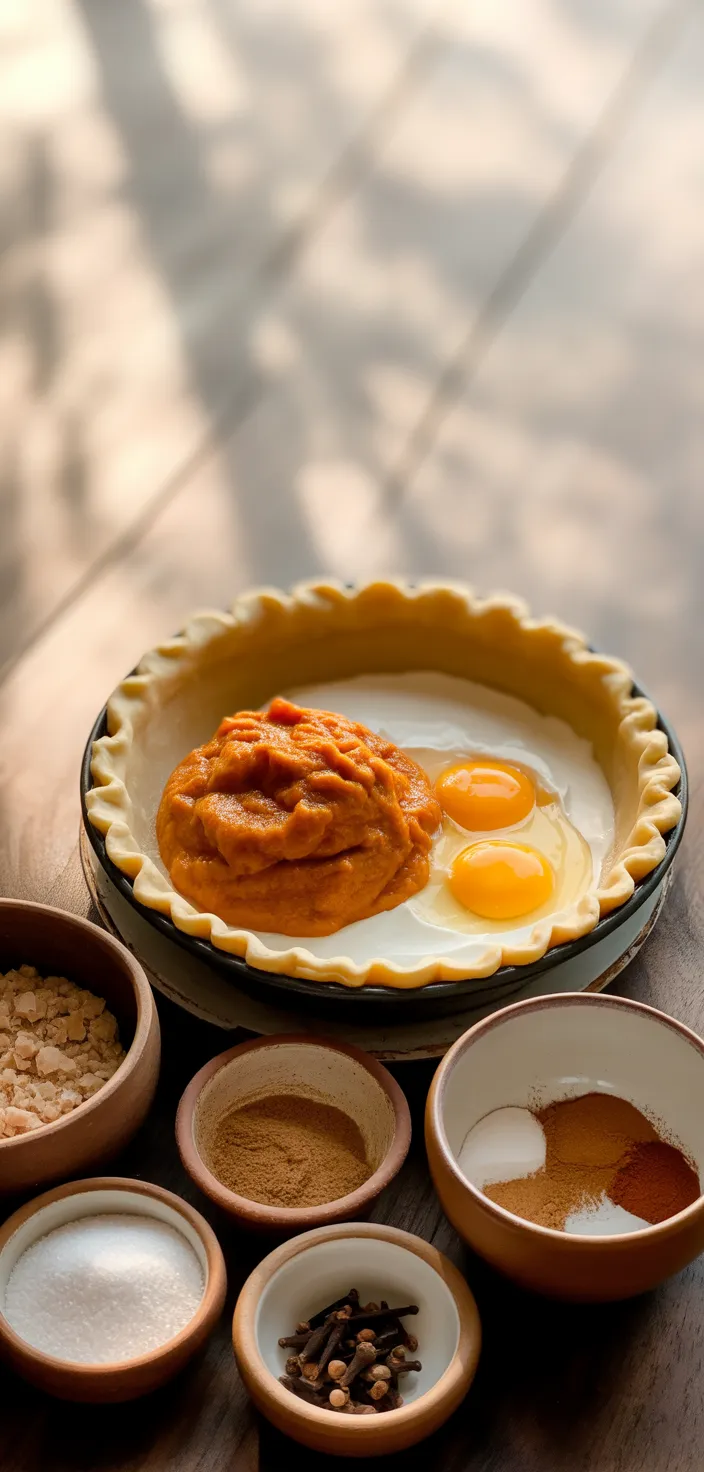 Ingredients photo for The Best Pumpkin Pie Recipe
