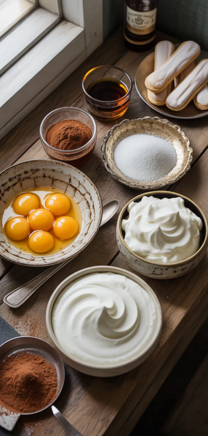 Ingredients photo for The World's Best Tiramisu Recipe