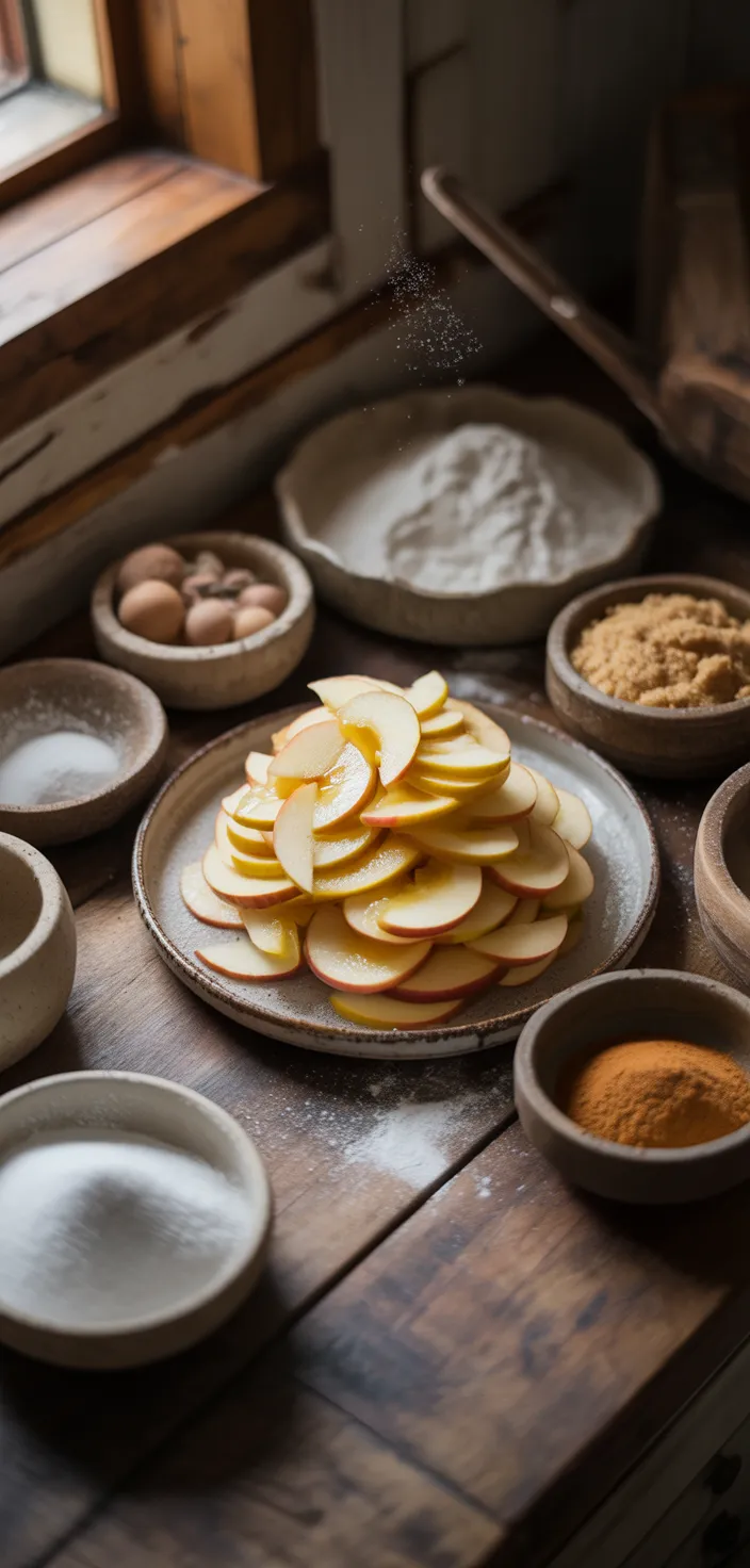 Ingredients photo for Apple Pie Cake Recipe