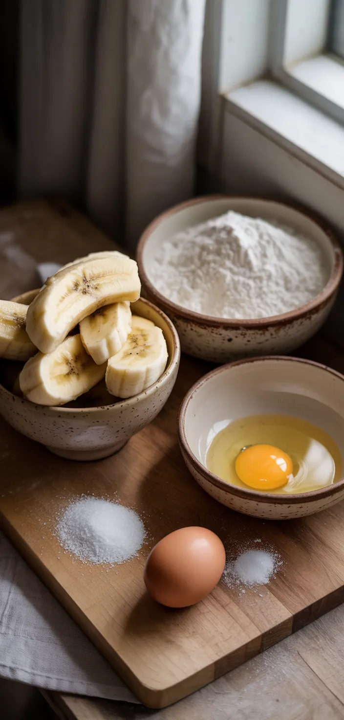 Ingredients photo for Banana Bread Muffins Recipe