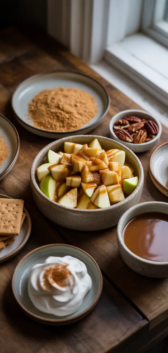 Ingredients photo for Caramel Apple Dessert Cups Recipe