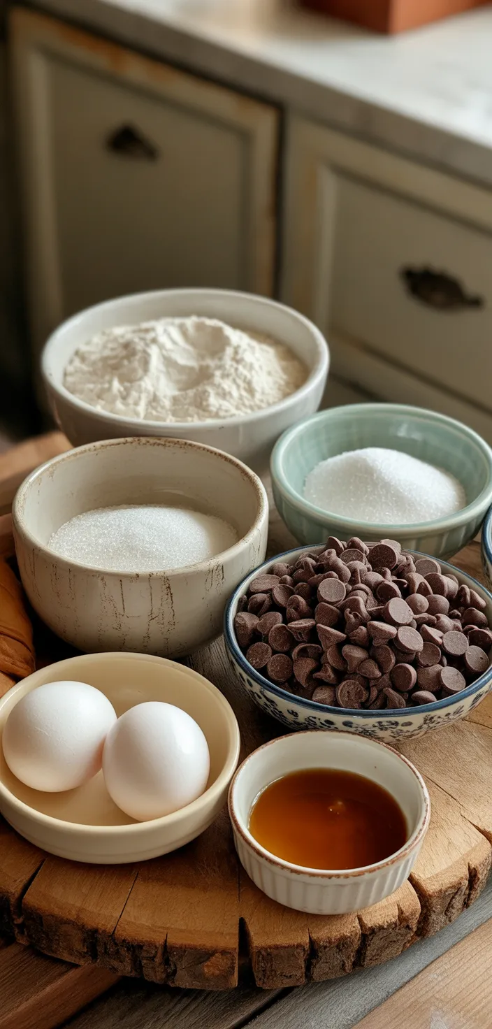 Ingredients photo for Chocolate Chip Biscotti { With VIDEO} Recipe