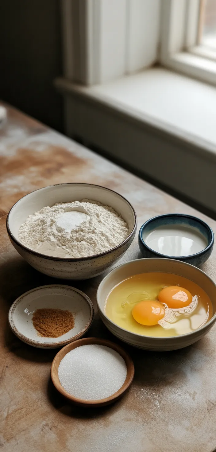 Ingredients photo for Cinnamon Roll Cake Recipe
