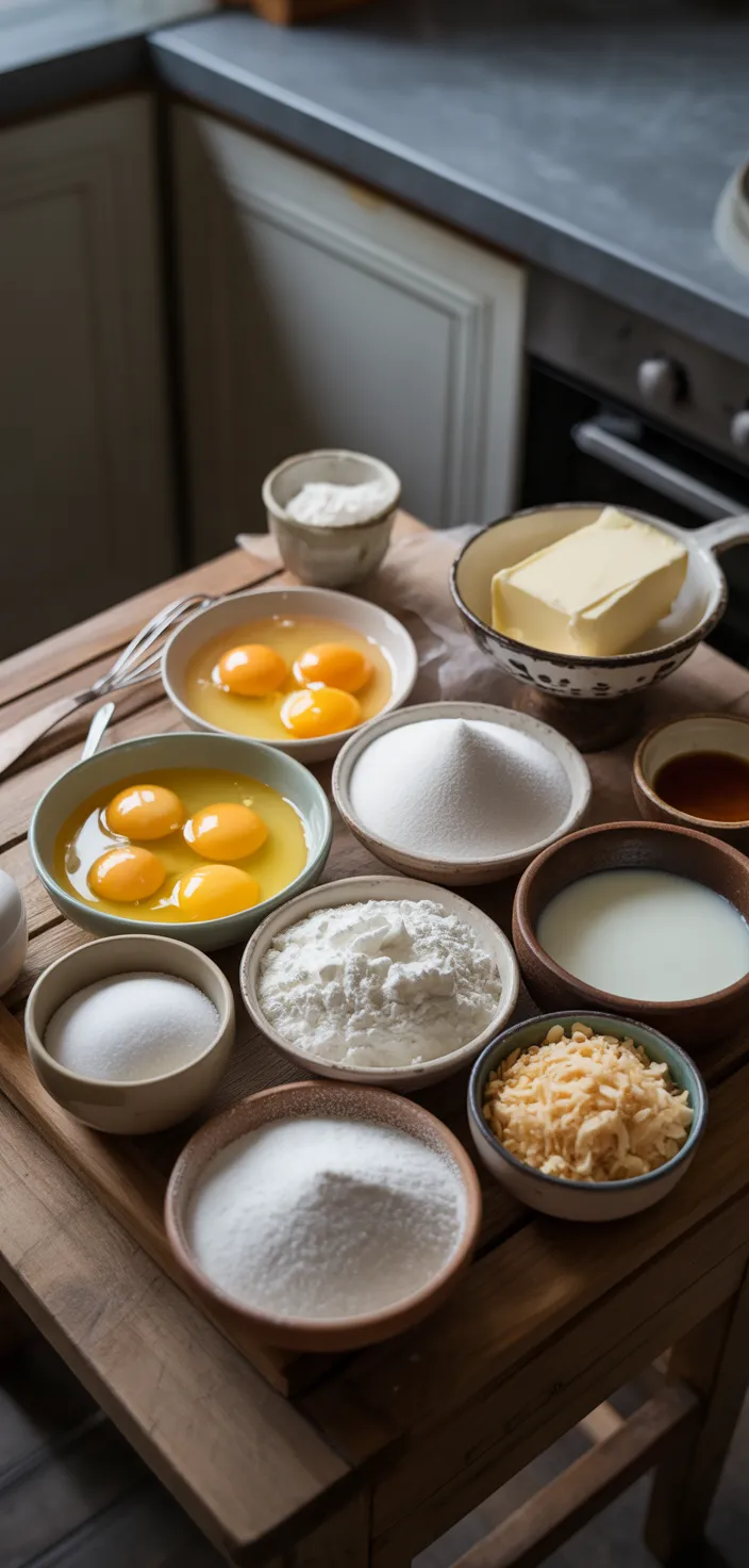 Ingredients photo for Coconut Cloud Cake Recipe