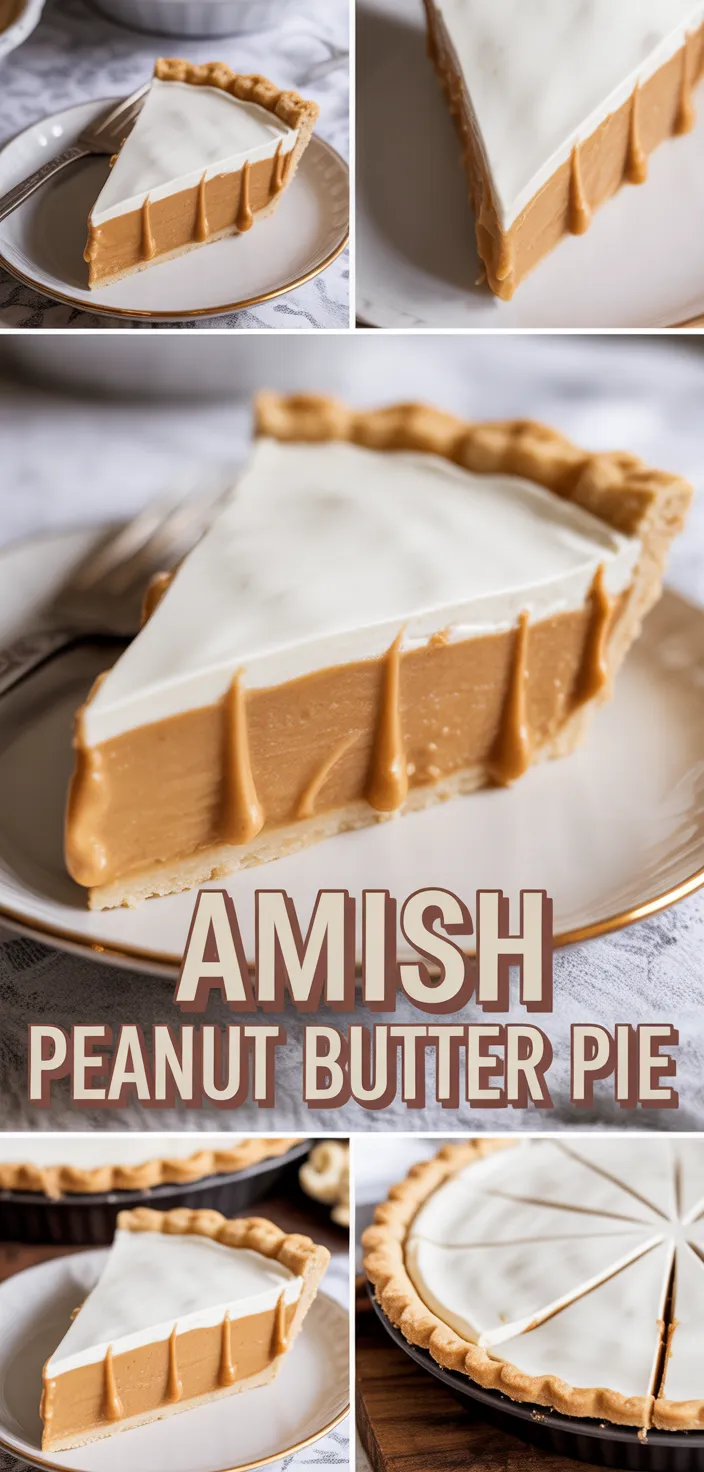 Amish Peanut Butter Cream Pie Recipe