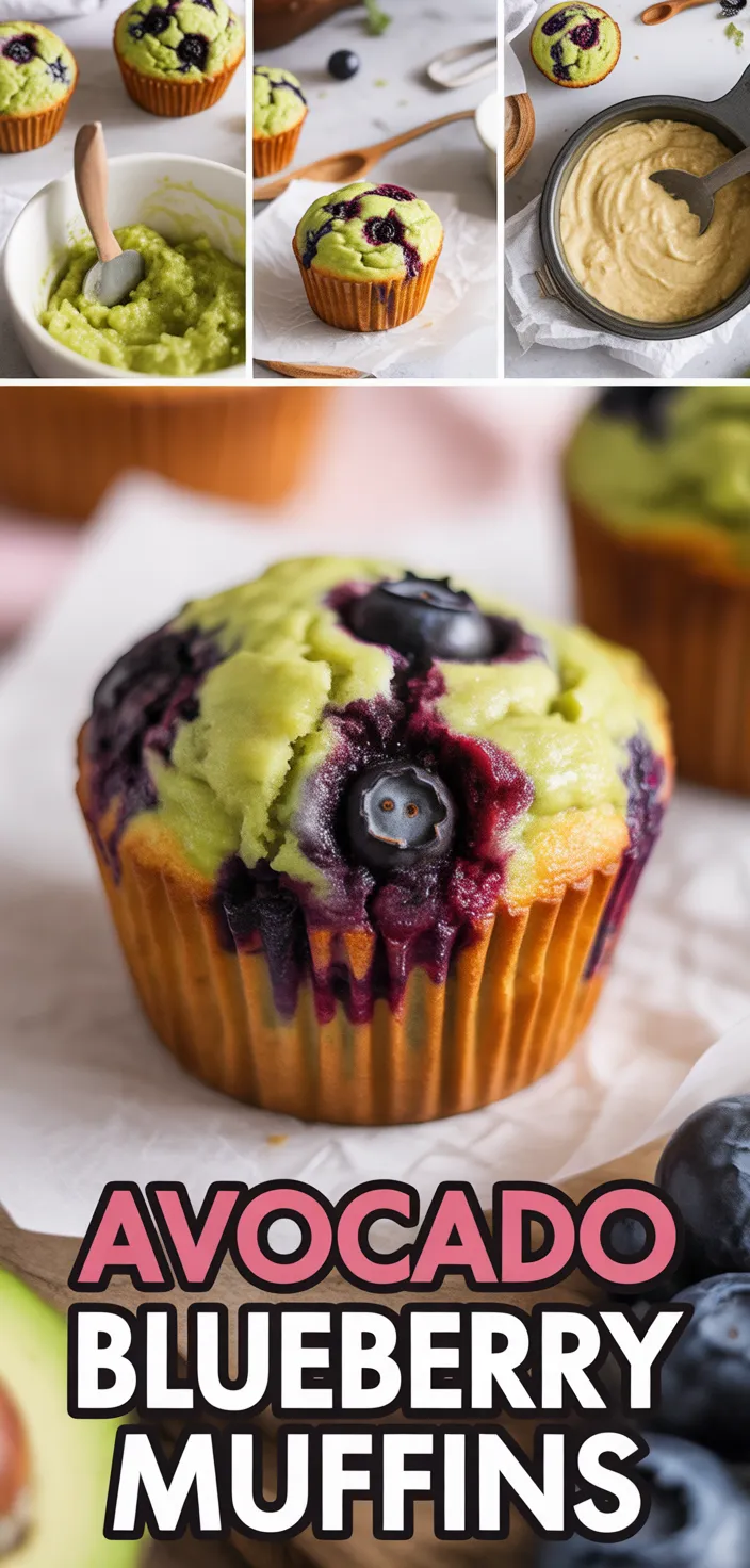 Avocado + Blueberry Yummy Toddler Mini Muffins Recipe