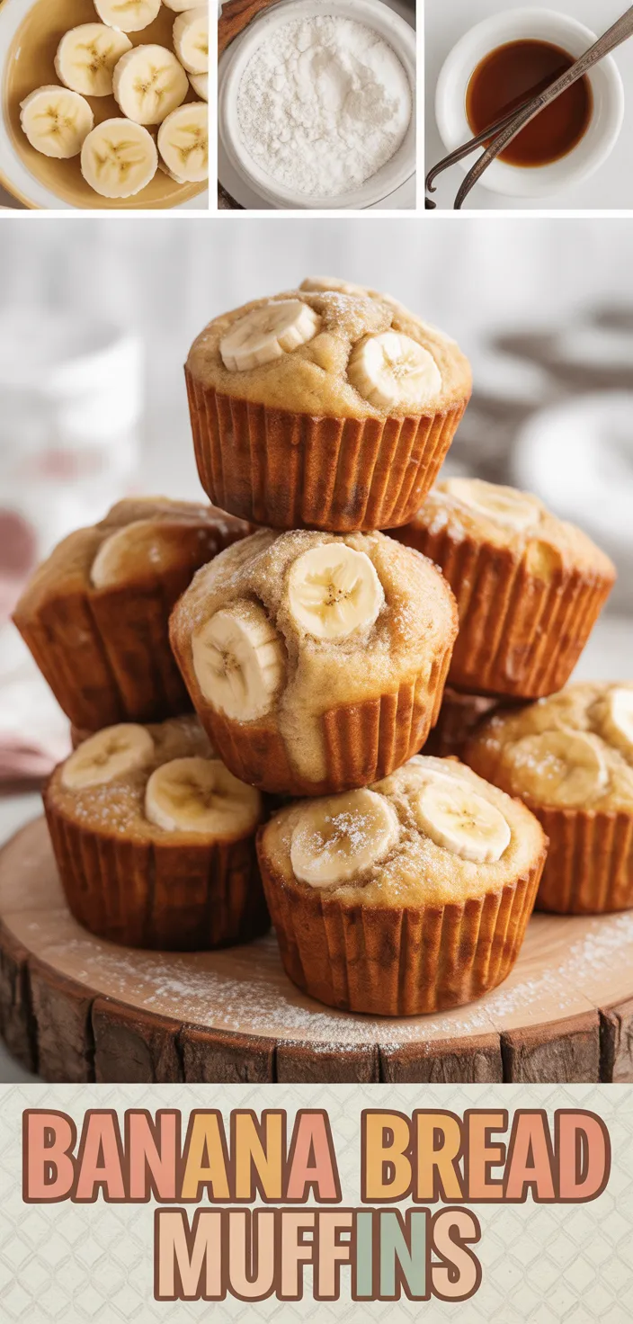 Banana Bread Muffins Recipe