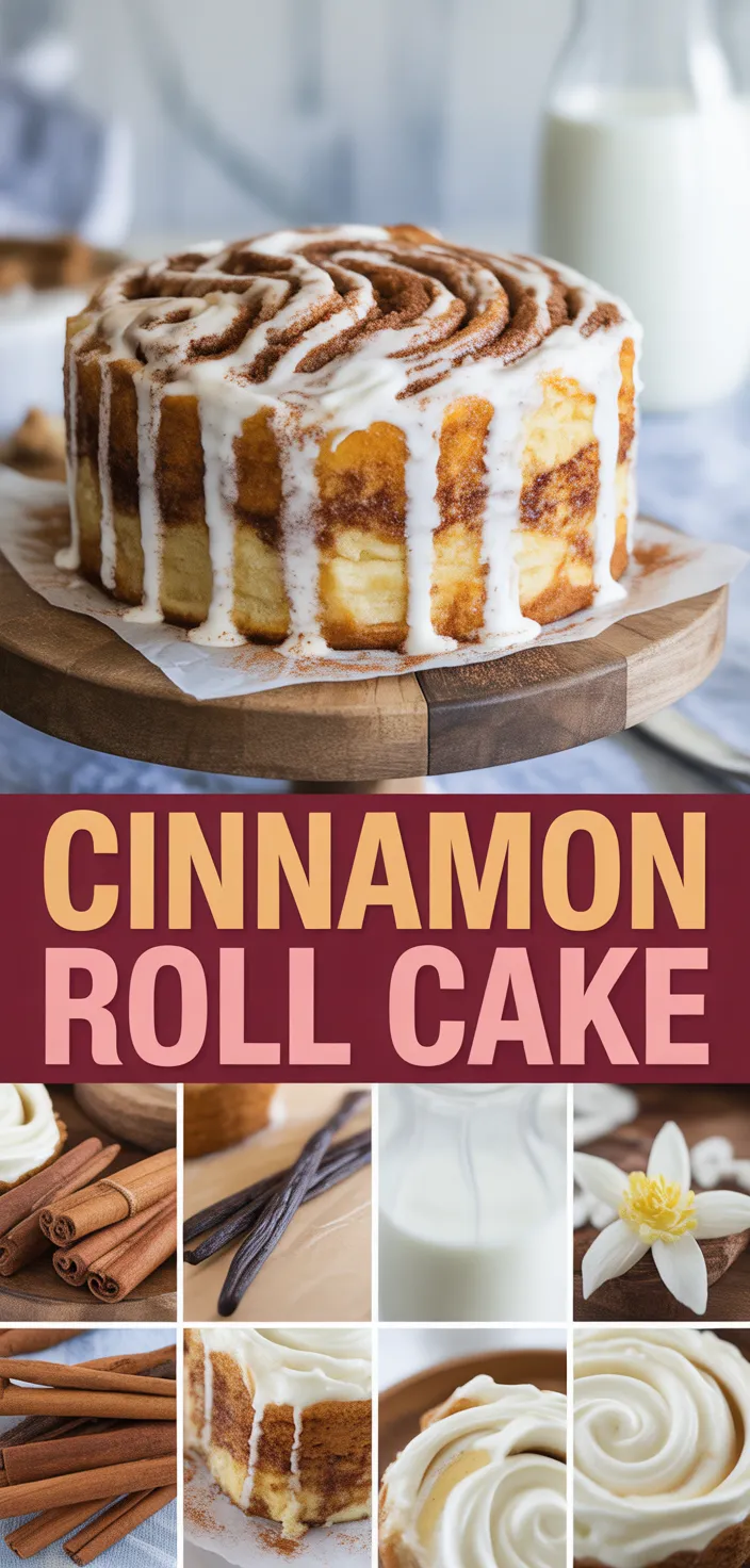 Cinnamon Roll Cake Recipe