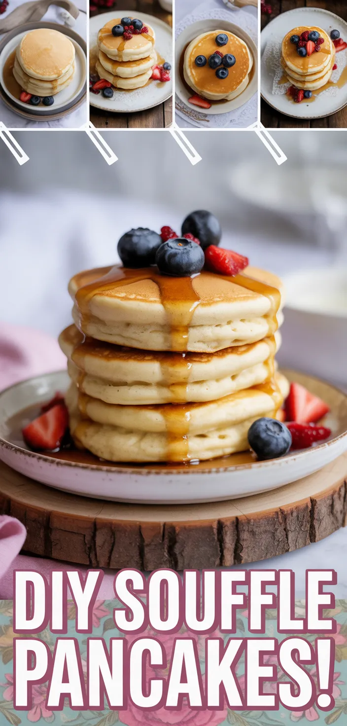 DIY Souffle Pancakes! Recipe