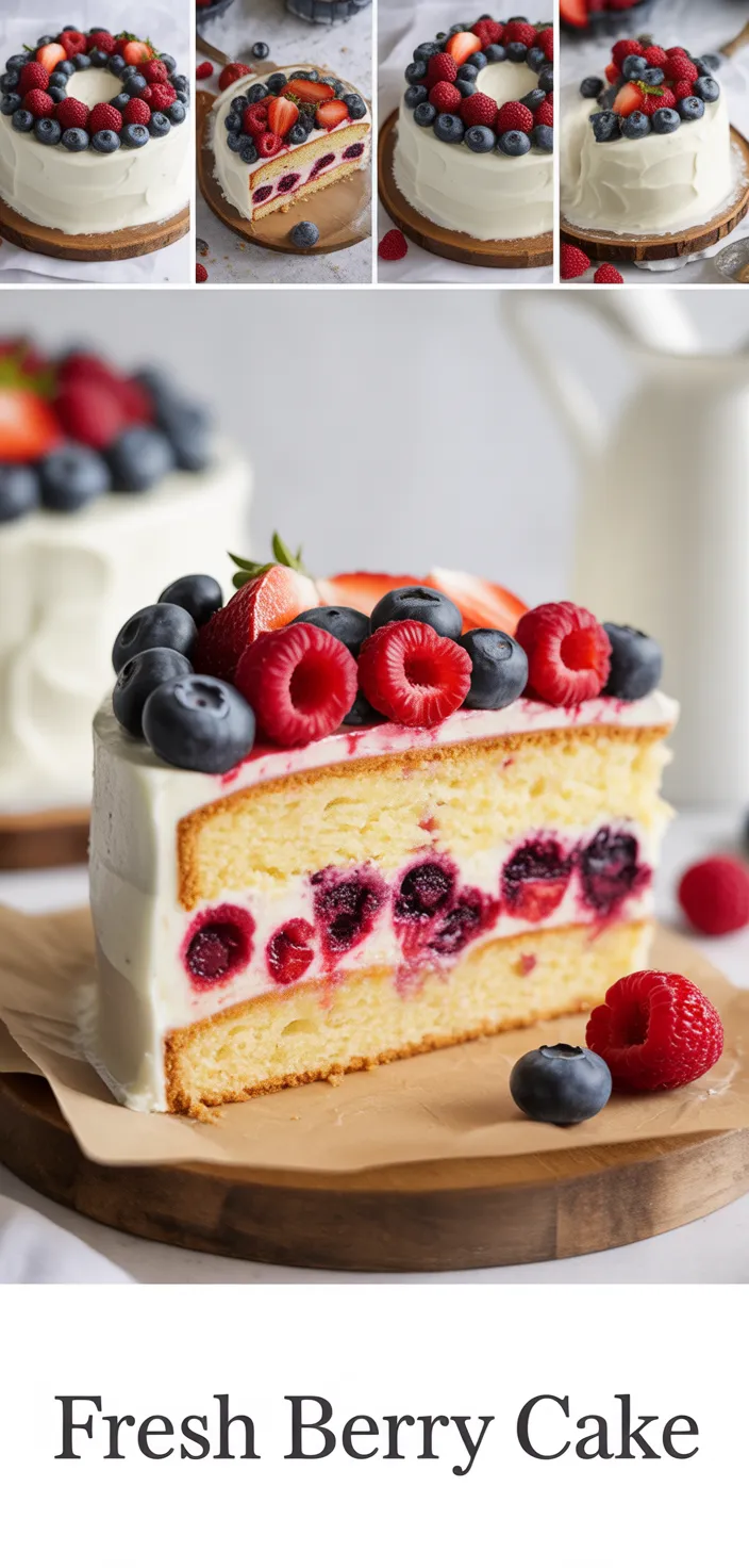 Fresh Berry Cake Recipe