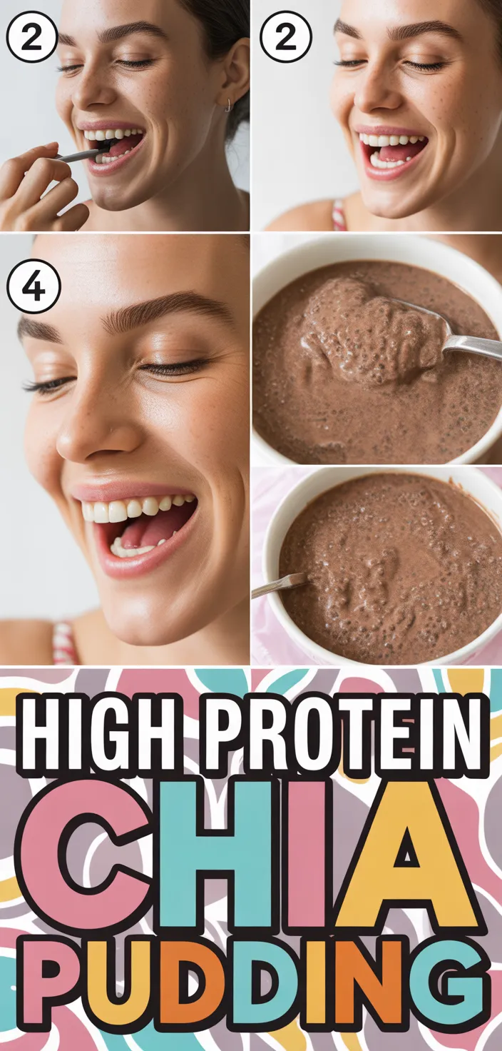 High Protein Chocolate Chia Seed Pudding That's Easy To Make! Recipe