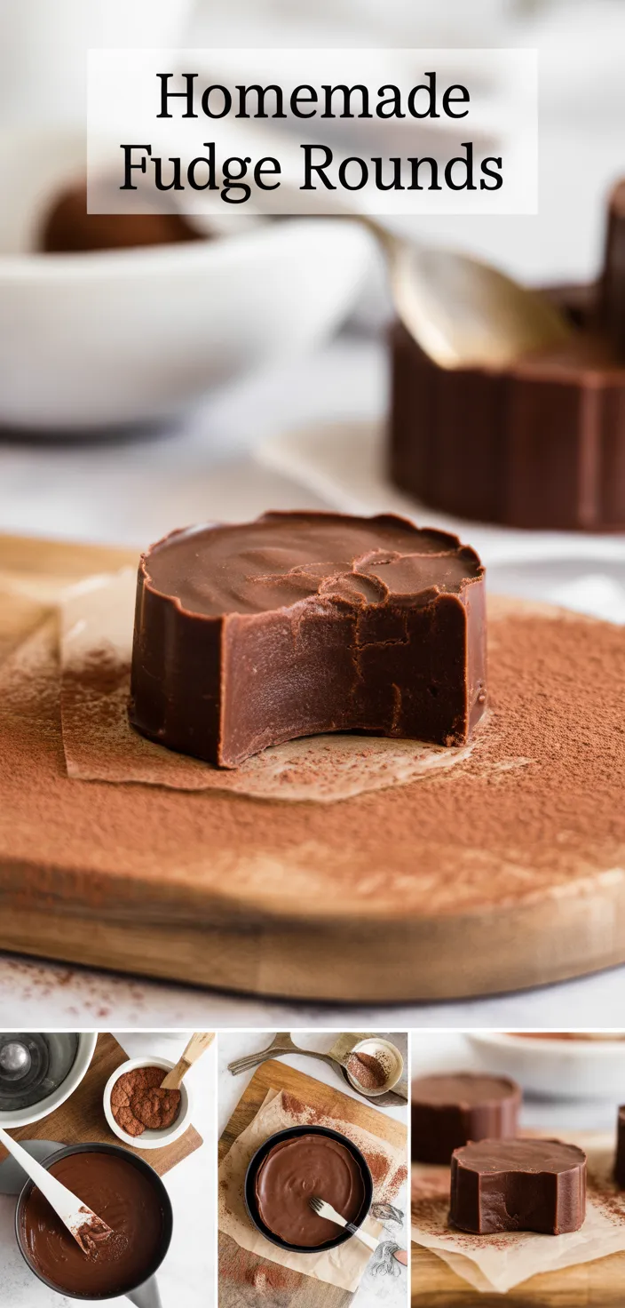 Homemade Fudge Rounds Recipe