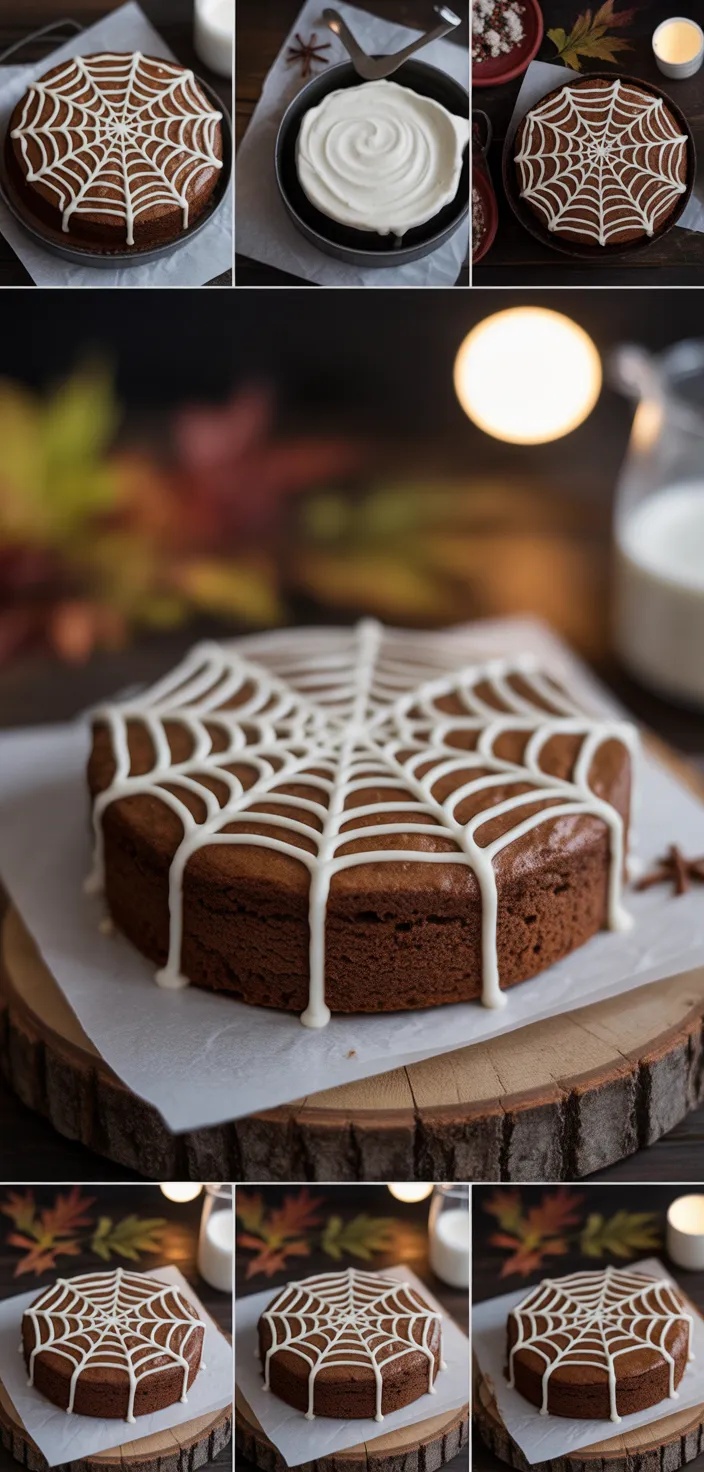 How To Make Spider Web Halloween Brownies Recipe
