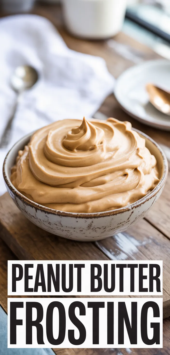 Peanut Butter Frosting Recipe
