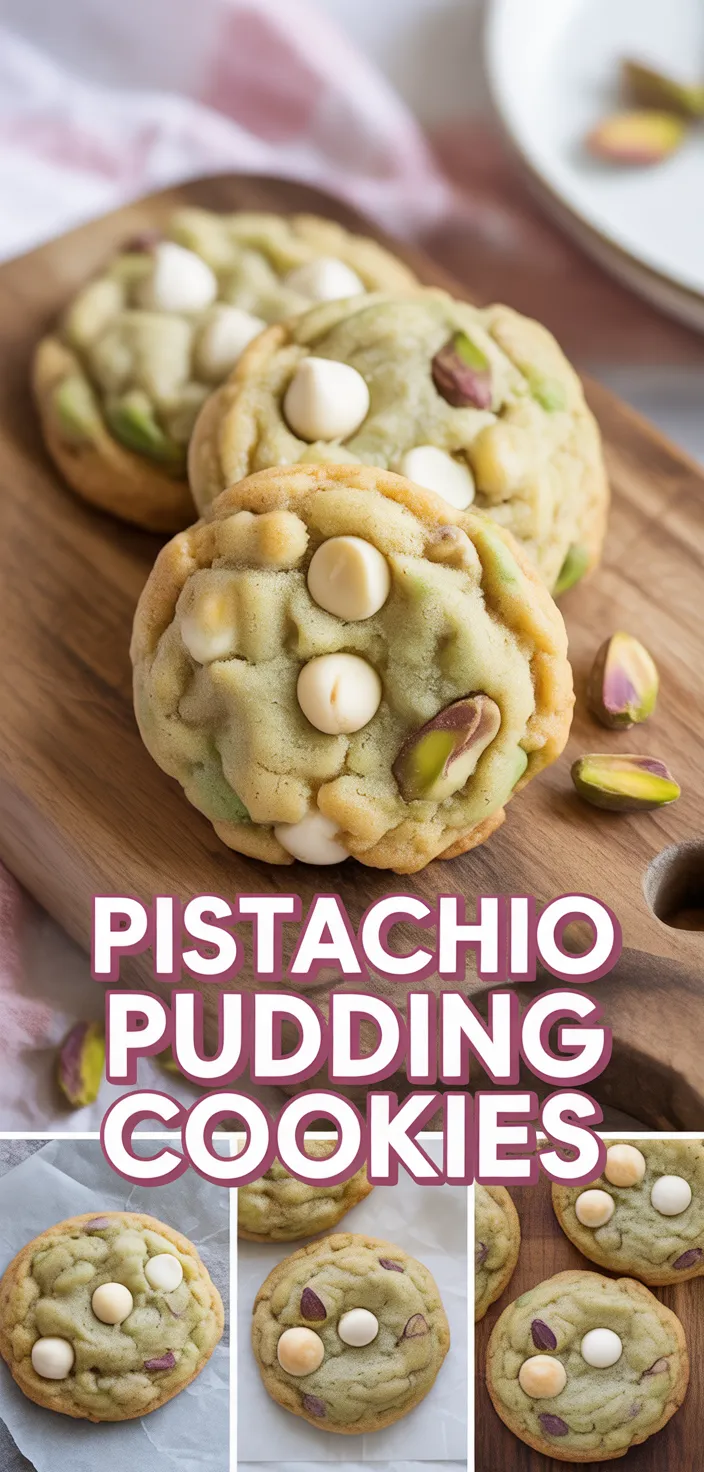 Pistachio Pudding Cookies Recipe